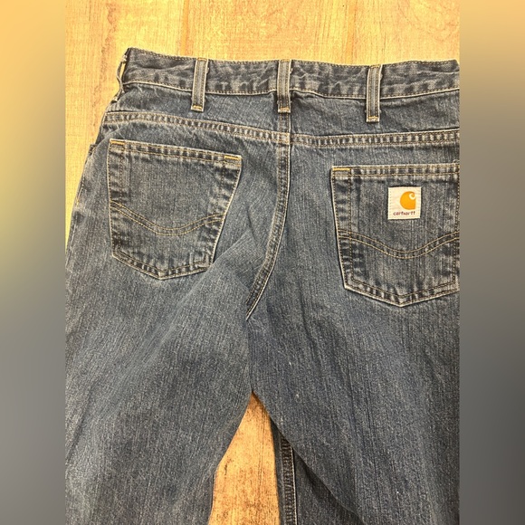 Vintage Carhartt Women’s Relaxed Fit Jeans Straight Leg Denim Mid Rise - Picture 7 of 10
